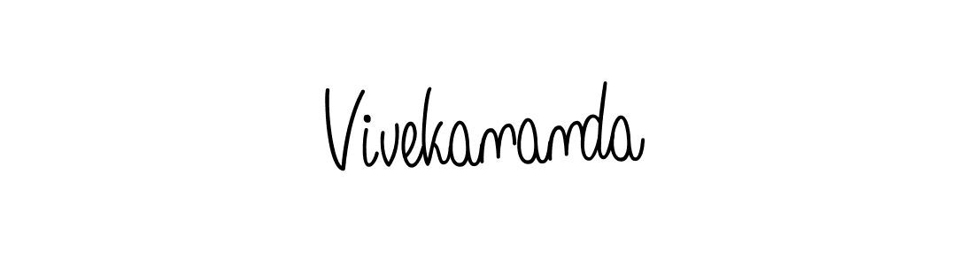 Vivekananda stylish signature style. Best Handwritten Sign (Angelique-Rose-font-FFP) for my name. Handwritten Signature Collection Ideas for my name Vivekananda. Vivekananda signature style 5 images and pictures png