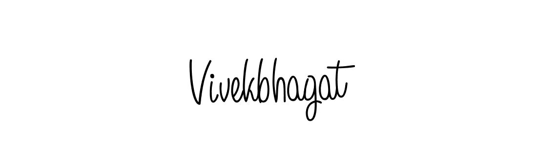 Also we have Vivekbhagat name is the best signature style. Create professional handwritten signature collection using Angelique-Rose-font-FFP autograph style. Vivekbhagat signature style 5 images and pictures png