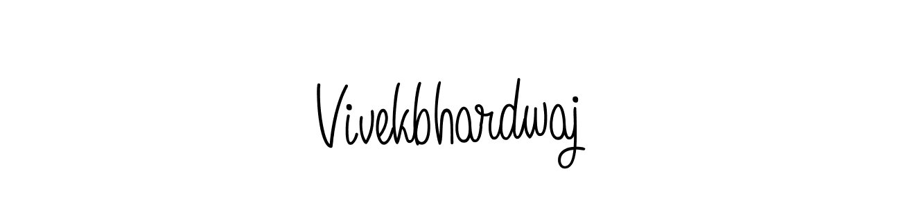 Make a beautiful signature design for name Vivekbhardwaj. With this signature (Angelique-Rose-font-FFP) style, you can create a handwritten signature for free. Vivekbhardwaj signature style 5 images and pictures png