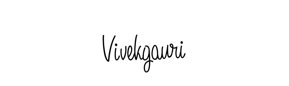 You should practise on your own different ways (Angelique-Rose-font-FFP) to write your name (Vivekgauri) in signature. don't let someone else do it for you. Vivekgauri signature style 5 images and pictures png