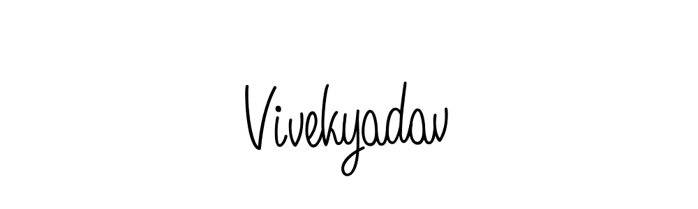 Make a short Vivekyadav signature style. Manage your documents anywhere anytime using Angelique-Rose-font-FFP. Create and add eSignatures, submit forms, share and send files easily. Vivekyadav signature style 5 images and pictures png