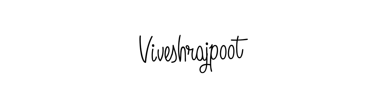 The best way (Angelique-Rose-font-FFP) to make a short signature is to pick only two or three words in your name. The name Viveshrajpoot include a total of six letters. For converting this name. Viveshrajpoot signature style 5 images and pictures png