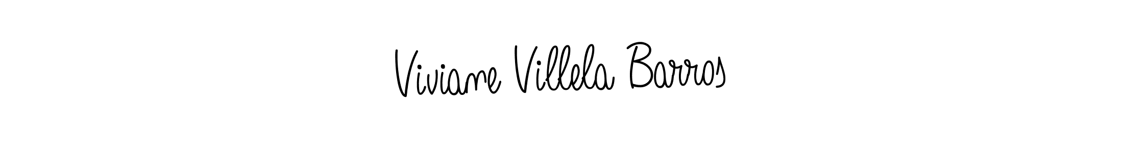 Use a signature maker to create a handwritten signature online. With this signature software, you can design (Angelique-Rose-font-FFP) your own signature for name Viviane Villela Barros. Viviane Villela Barros signature style 5 images and pictures png