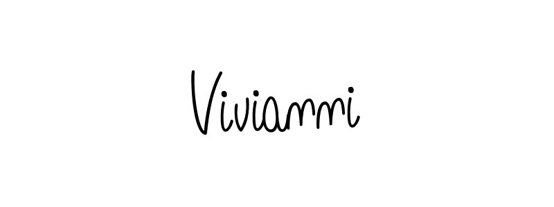 Make a beautiful signature design for name Vivianni. With this signature (Angelique-Rose-font-FFP) style, you can create a handwritten signature for free. Vivianni signature style 5 images and pictures png