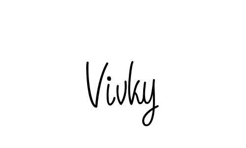 Check out images of Autograph of Vivky name. Actor Vivky Signature Style. Angelique-Rose-font-FFP is a professional sign style online. Vivky signature style 5 images and pictures png