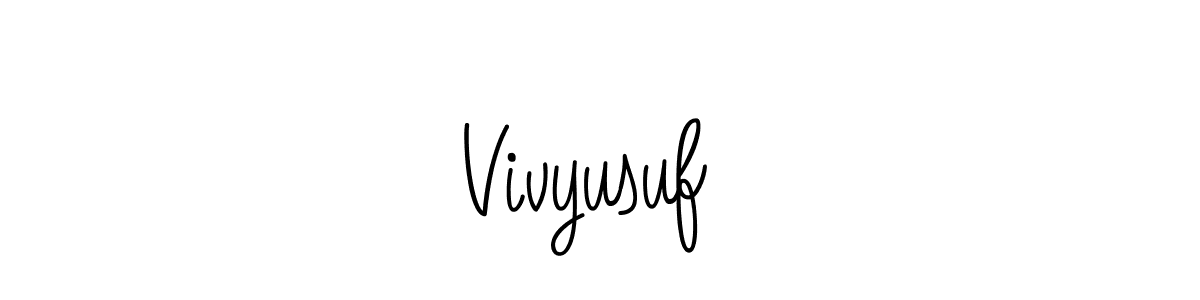 How to make Vivyusuf ♡ signature? Angelique-Rose-font-FFP is a professional autograph style. Create handwritten signature for Vivyusuf ♡ name. Vivyusuf ♡ signature style 5 images and pictures png