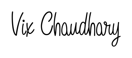 Create a beautiful signature design for name Vix Chaudhary. With this signature (Angelique-Rose-font-FFP) fonts, you can make a handwritten signature for free. Vix Chaudhary signature style 5 images and pictures png