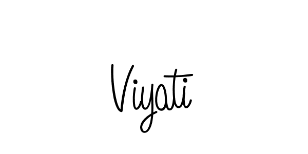 How to make Viyati name signature. Use Angelique-Rose-font-FFP style for creating short signs online. This is the latest handwritten sign. Viyati signature style 5 images and pictures png