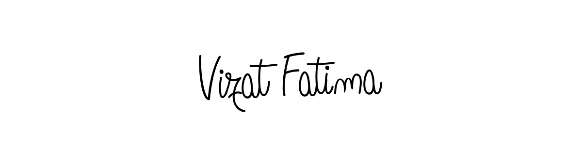 Once you've used our free online signature maker to create your best signature Angelique-Rose-font-FFP style, it's time to enjoy all of the benefits that Vizat Fatima name signing documents. Vizat Fatima signature style 5 images and pictures png