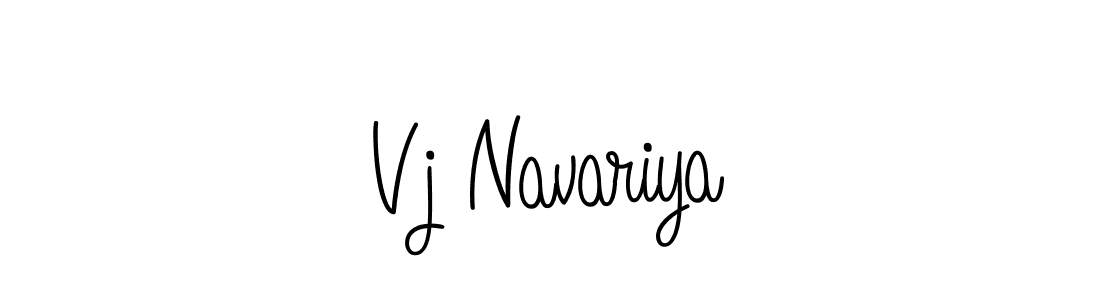 How to Draw Vj Navariya signature style? Angelique-Rose-font-FFP is a latest design signature styles for name Vj Navariya. Vj Navariya signature style 5 images and pictures png