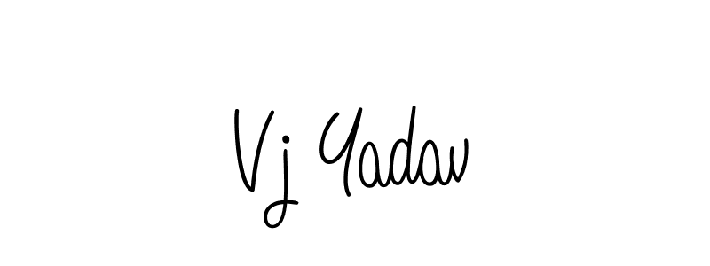 Make a beautiful signature design for name Vj Yadav. Use this online signature maker to create a handwritten signature for free. Vj Yadav signature style 5 images and pictures png