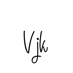 How to make Vjk signature? Angelique-Rose-font-FFP is a professional autograph style. Create handwritten signature for Vjk name. Vjk signature style 5 images and pictures png