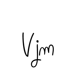 The best way (Angelique-Rose-font-FFP) to make a short signature is to pick only two or three words in your name. The name Vjm include a total of six letters. For converting this name. Vjm signature style 5 images and pictures png
