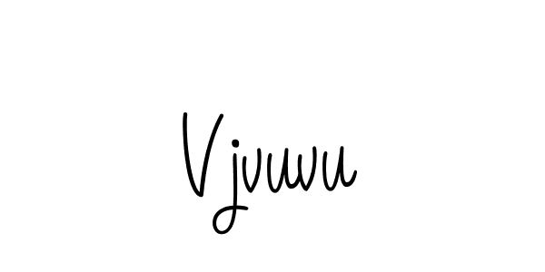 How to make Vjvuvu signature? Angelique-Rose-font-FFP is a professional autograph style. Create handwritten signature for Vjvuvu name. Vjvuvu signature style 5 images and pictures png