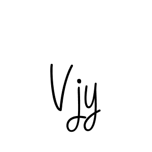 How to make Vjy signature? Angelique-Rose-font-FFP is a professional autograph style. Create handwritten signature for Vjy name. Vjy signature style 5 images and pictures png