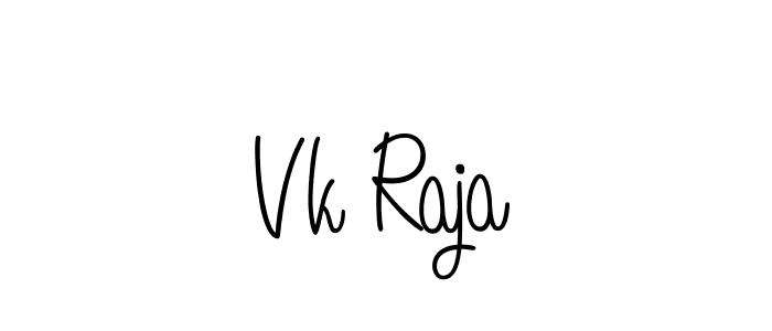 Make a beautiful signature design for name Vk Raja. Use this online signature maker to create a handwritten signature for free. Vk Raja signature style 5 images and pictures png