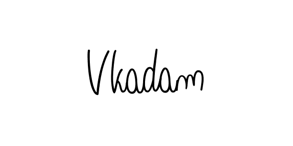 Also we have Vkadam name is the best signature style. Create professional handwritten signature collection using Angelique-Rose-font-FFP autograph style. Vkadam signature style 5 images and pictures png