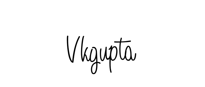 Create a beautiful signature design for name Vkgupta. With this signature (Angelique-Rose-font-FFP) fonts, you can make a handwritten signature for free. Vkgupta signature style 5 images and pictures png