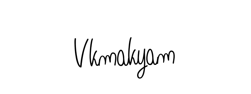 Create a beautiful signature design for name Vkmakyam. With this signature (Angelique-Rose-font-FFP) fonts, you can make a handwritten signature for free. Vkmakyam signature style 5 images and pictures png