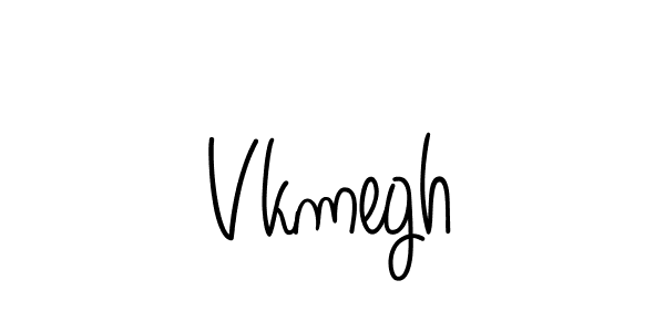 How to Draw Vkmegh signature style? Angelique-Rose-font-FFP is a latest design signature styles for name Vkmegh. Vkmegh signature style 5 images and pictures png