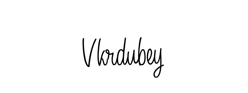 How to make Vkrdubey name signature. Use Angelique-Rose-font-FFP style for creating short signs online. This is the latest handwritten sign. Vkrdubey signature style 5 images and pictures png