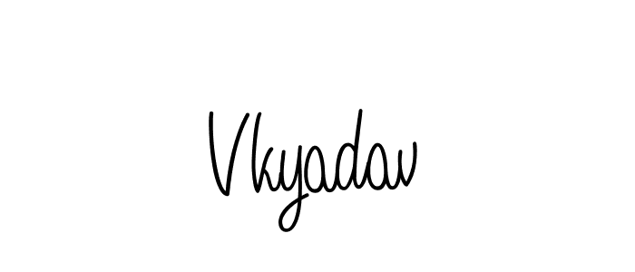 Make a short Vkyadav signature style. Manage your documents anywhere anytime using Angelique-Rose-font-FFP. Create and add eSignatures, submit forms, share and send files easily. Vkyadav signature style 5 images and pictures png