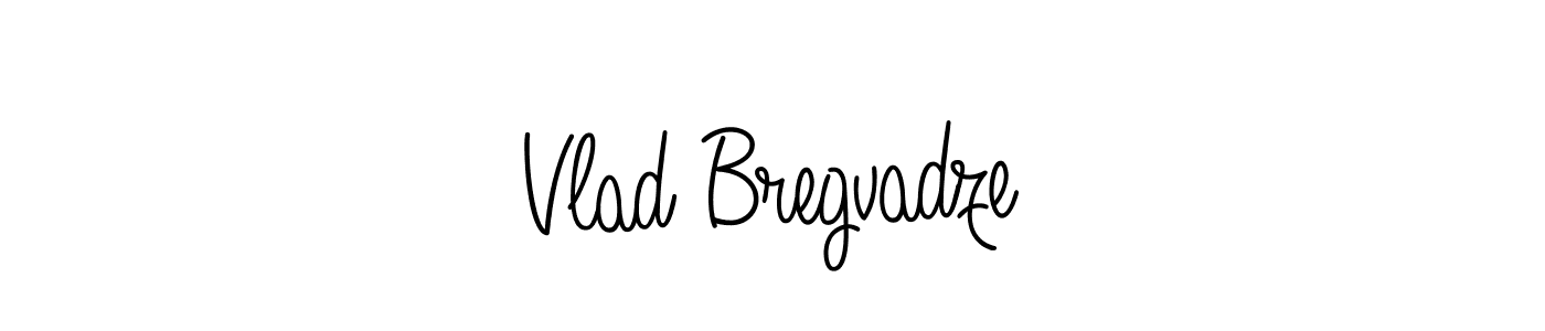 Design your own signature with our free online signature maker. With this signature software, you can create a handwritten (Angelique-Rose-font-FFP) signature for name Vlad Bregvadze. Vlad Bregvadze signature style 5 images and pictures png