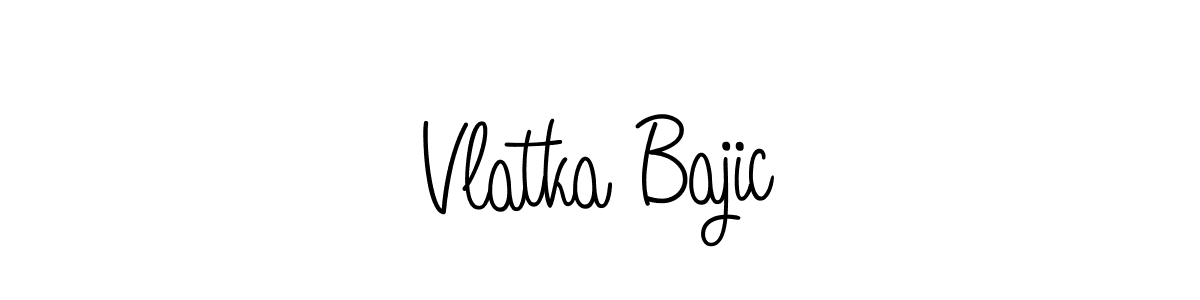 Once you've used our free online signature maker to create your best signature Angelique-Rose-font-FFP style, it's time to enjoy all of the benefits that Vlatka Bajic name signing documents. Vlatka Bajic signature style 5 images and pictures png