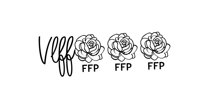 Use a signature maker to create a handwritten signature online. With this signature software, you can design (Angelique-Rose-font-FFP) your own signature for name Vlff444. Vlff444 signature style 5 images and pictures png