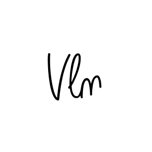 Make a beautiful signature design for name Vln. With this signature (Angelique-Rose-font-FFP) style, you can create a handwritten signature for free. Vln signature style 5 images and pictures png