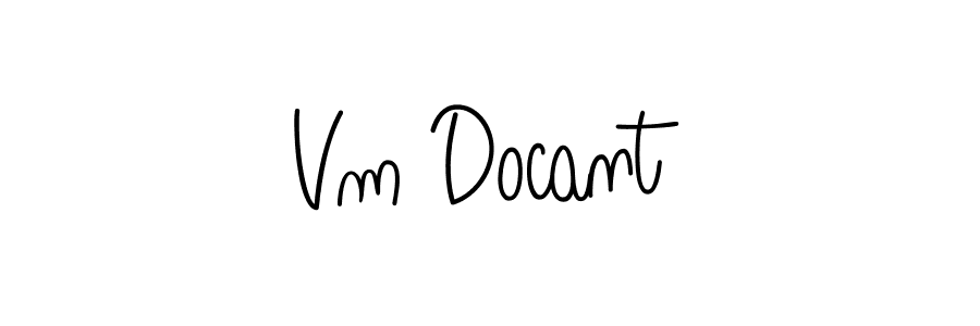 Check out images of Autograph of Vm Docant name. Actor Vm Docant Signature Style. Angelique-Rose-font-FFP is a professional sign style online. Vm Docant signature style 5 images and pictures png