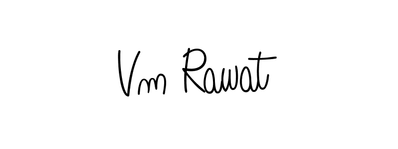 Check out images of Autograph of Vm Rawat name. Actor Vm Rawat Signature Style. Angelique-Rose-font-FFP is a professional sign style online. Vm Rawat signature style 5 images and pictures png