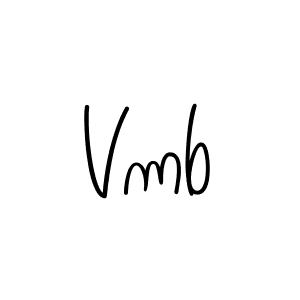 Create a beautiful signature design for name Vmb. With this signature (Angelique-Rose-font-FFP) fonts, you can make a handwritten signature for free. Vmb signature style 5 images and pictures png