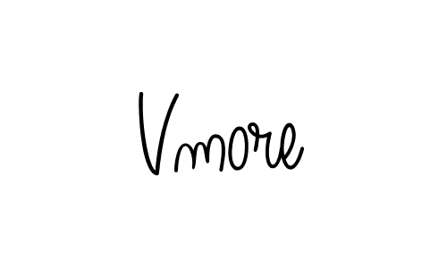 Also we have Vmore name is the best signature style. Create professional handwritten signature collection using Angelique-Rose-font-FFP autograph style. Vmore signature style 5 images and pictures png