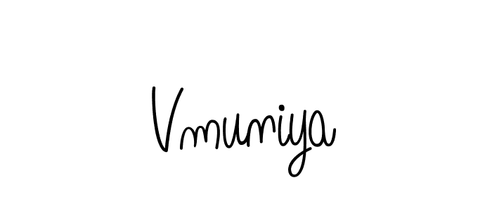 Also You can easily find your signature by using the search form. We will create Vmuniya name handwritten signature images for you free of cost using Angelique-Rose-font-FFP sign style. Vmuniya signature style 5 images and pictures png