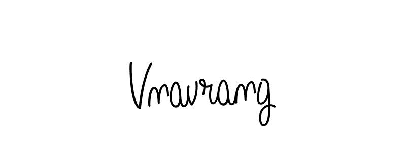 How to Draw Vnavrang signature style? Angelique-Rose-font-FFP is a latest design signature styles for name Vnavrang. Vnavrang signature style 5 images and pictures png