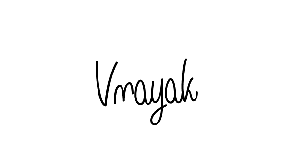 Make a beautiful signature design for name Vnayak. Use this online signature maker to create a handwritten signature for free. Vnayak signature style 5 images and pictures png