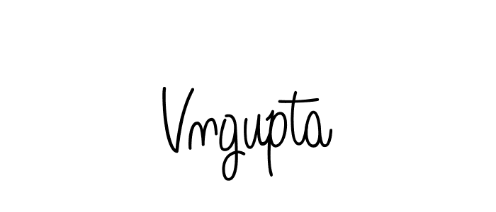 Design your own signature with our free online signature maker. With this signature software, you can create a handwritten (Angelique-Rose-font-FFP) signature for name Vngupta. Vngupta signature style 5 images and pictures png