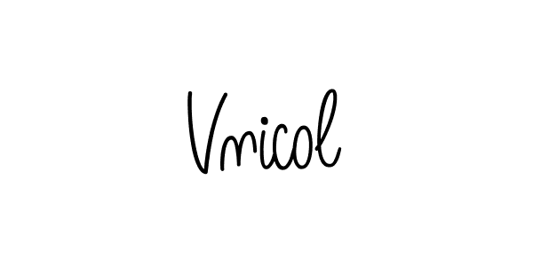 Make a beautiful signature design for name Vnicol. Use this online signature maker to create a handwritten signature for free. Vnicol signature style 5 images and pictures png