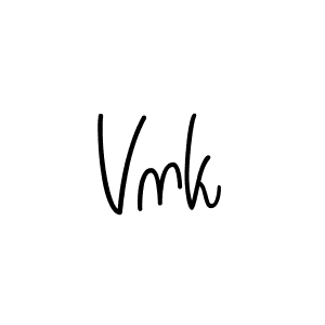 How to make Vnk signature? Angelique-Rose-font-FFP is a professional autograph style. Create handwritten signature for Vnk name. Vnk signature style 5 images and pictures png