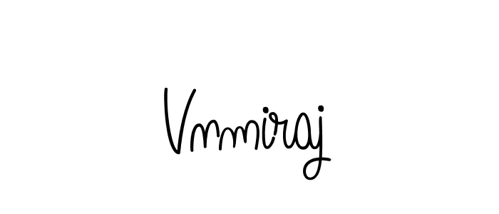 You should practise on your own different ways (Angelique-Rose-font-FFP) to write your name (Vnmiraj) in signature. don't let someone else do it for you. Vnmiraj signature style 5 images and pictures png