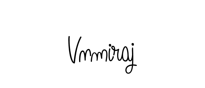 You should practise on your own different ways (Angelique-Rose-font-FFP) to write your name (Vnmiraj) in signature. don't let someone else do it for you. Vnmiraj signature style 5 images and pictures png