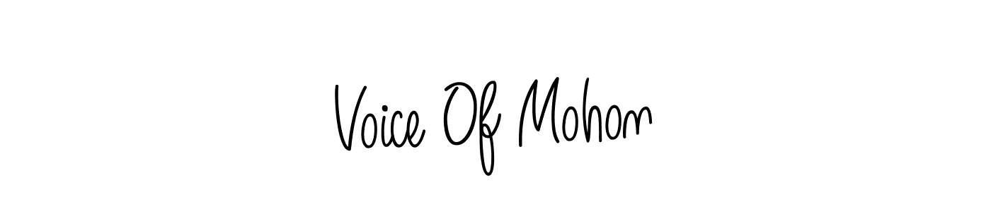 if you are searching for the best signature style for your name Voice Of Mohon. so please give up your signature search. here we have designed multiple signature styles  using Angelique-Rose-font-FFP. Voice Of Mohon signature style 5 images and pictures png