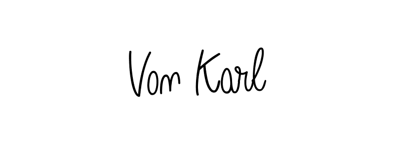 if you are searching for the best signature style for your name Von Karl. so please give up your signature search. here we have designed multiple signature styles  using Angelique-Rose-font-FFP. Von Karl signature style 5 images and pictures png