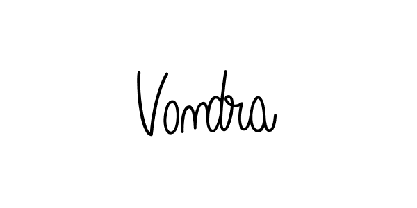 Best and Professional Signature Style for Vondra. Angelique-Rose-font-FFP Best Signature Style Collection. Vondra signature style 5 images and pictures png