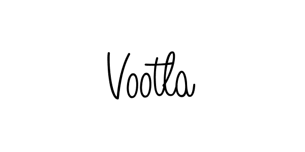 Vootla stylish signature style. Best Handwritten Sign (Angelique-Rose-font-FFP) for my name. Handwritten Signature Collection Ideas for my name Vootla. Vootla signature style 5 images and pictures png