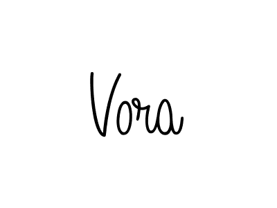 Create a beautiful signature design for name Vora. With this signature (Angelique-Rose-font-FFP) fonts, you can make a handwritten signature for free. Vora signature style 5 images and pictures png