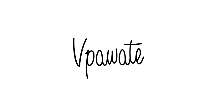 Create a beautiful signature design for name Vpawate. With this signature (Angelique-Rose-font-FFP) fonts, you can make a handwritten signature for free. Vpawate signature style 5 images and pictures png