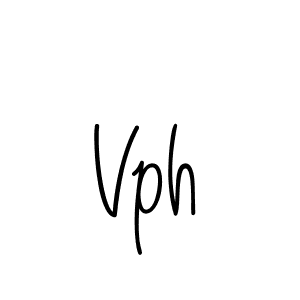 You should practise on your own different ways (Angelique-Rose-font-FFP) to write your name (Vph) in signature. don't let someone else do it for you. Vph signature style 5 images and pictures png