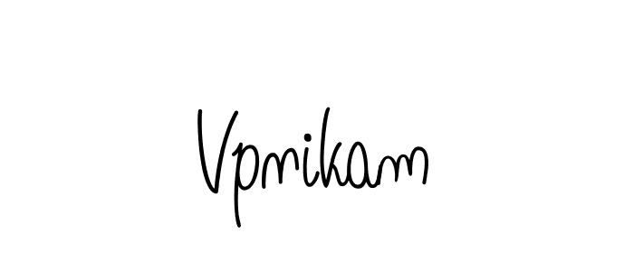 Here are the top 10 professional signature styles for the name Vpnikam. These are the best autograph styles you can use for your name. Vpnikam signature style 5 images and pictures png